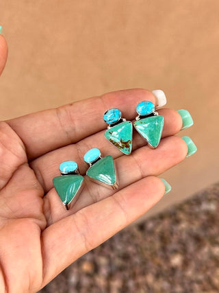 RTS ★ Triangle + Stone Studs