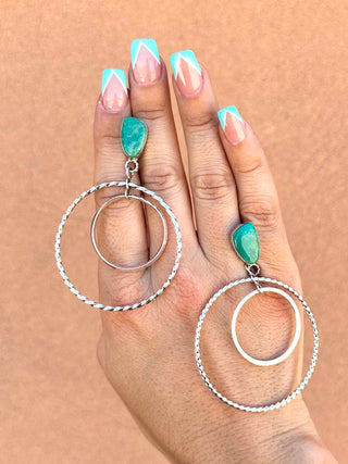 RTS ★ Double Trouble Hoops ★ Turquoise