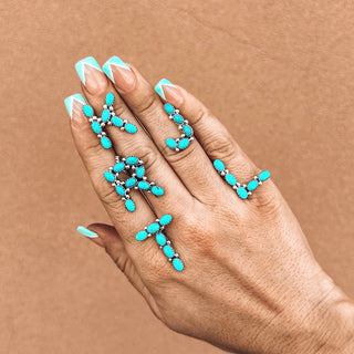 RTS ★ Oval Stone Initial Necklace