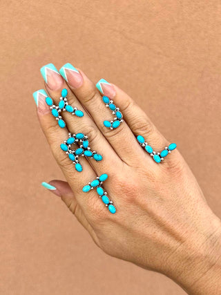 RTS ★ Oval Stone Initial Necklace