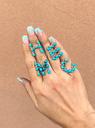 RTS ★ Oval Stone Initial Necklace