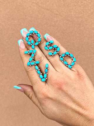 RTS ★ Oval Stone Initial Necklace