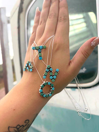 RTS ★ Original Porter Necklace ★ Blue Green Turquoise Mix