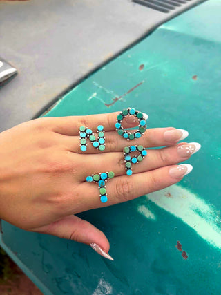 RTS ★ Original Porter Necklace ★ Blue Green Turquoise Mix
