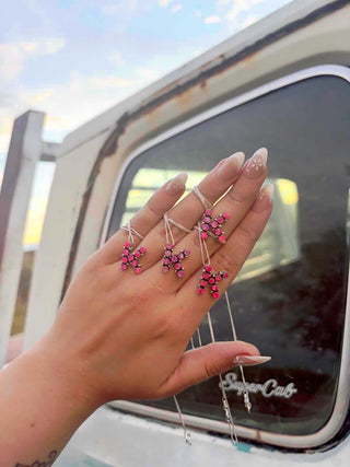 RTS ★ Mini Porter Necklace ★ Pink Faux Opal