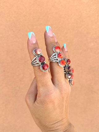 RTS ★ Sunset Trio Ring ★ Spiny Oyster