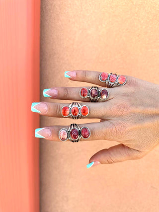 RTS ★ Sunset Trio Ring ★ Spiny Oyster