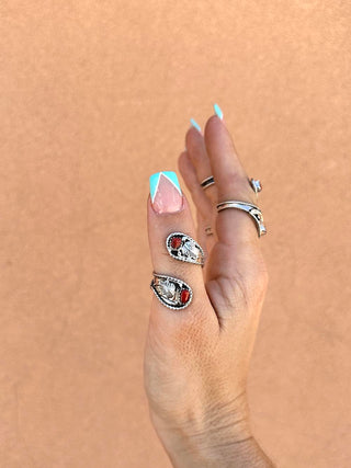 RTS ★ Coral Wrap Ring