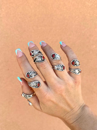 RTS ★ Coral Wrap Ring