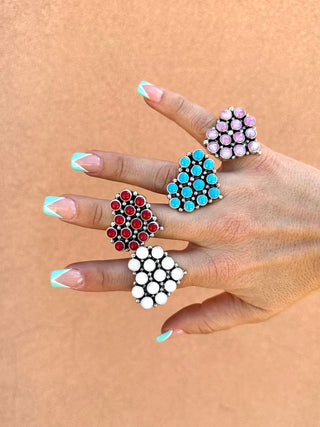 RTS ★ Multi Stone Heart Ring