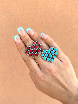 RTS ★ Multi Stone Heart Ring