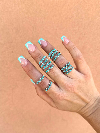 RTS ★ 5 Stone Zuni Stacker Ring