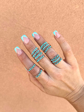RTS ★ 5 Stone Zuni Stacker Ring