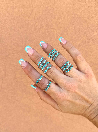 RTS ★ 5 Stone Zuni Stacker Ring