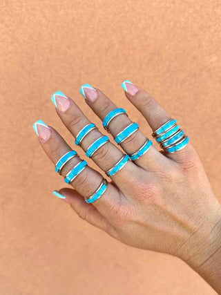 RTS ★ Goldie Stacker Blue Ring