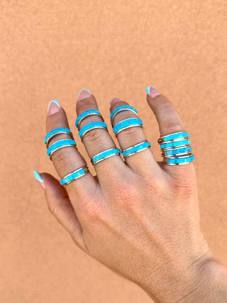 RTS ★ Goldie Stacker Blue Ring