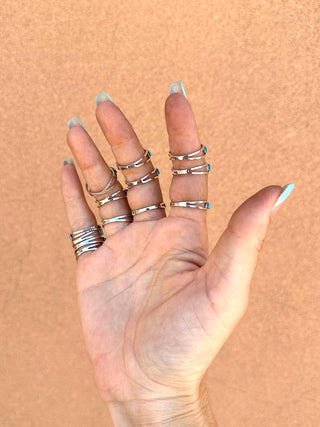 RTS ★ Goldie Stacker Blue Ring