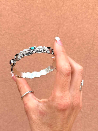 RTS ★ Amethyst and Turquoise Bangle