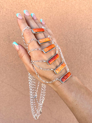 RTS ★ Spiny Oyster Medium Bar Necklace