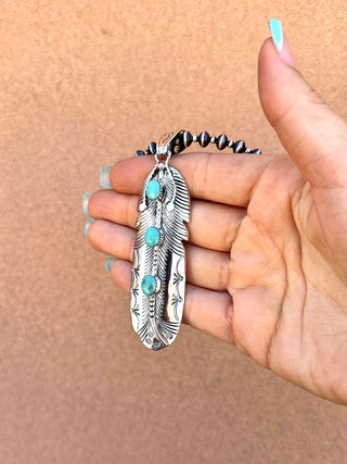 RTS ★ Giant Feather Pendant