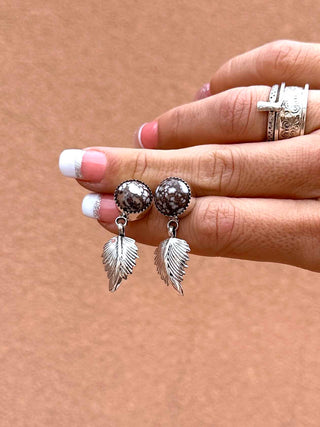 RTS ★ Wild Horse Leaf Drop Earrings