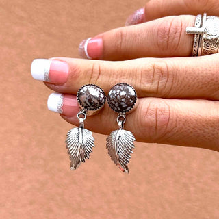 RTS ★ Wild Horse Leaf Drop Earrings