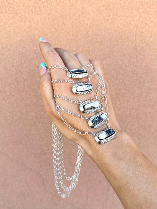 RTS ★ Perfect Frame White Buffalo Necklace