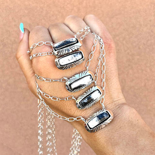 RTS ★ Perfect Frame White Buffalo Necklace