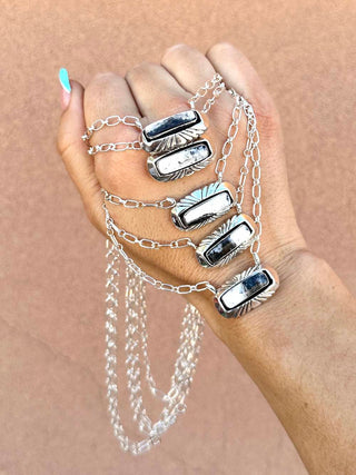 RTS ★ Perfect Frame White Buffalo Necklace