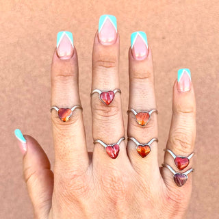 RTS ★ Spiny Oyster Lil Heart Ring