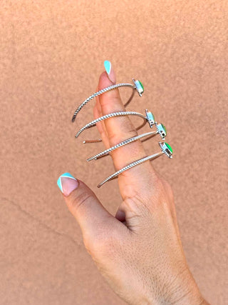 RTS ★ Marquise Twist Green Cuff
