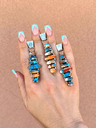 RTS ★ Serenity 7 Stone Spiny Mix Pendant