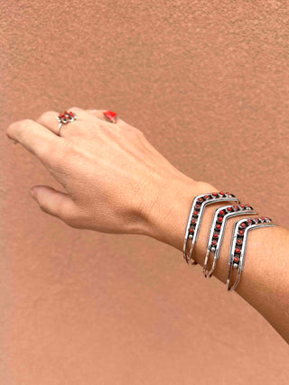 RTS ★ Coral Chevron Cuff