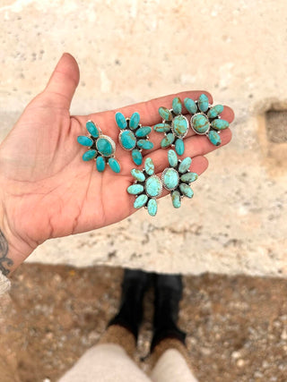 RTS ★ Navajo Half Cluster Earrings