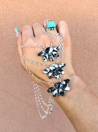 RTS ★ Navajo Half Cluster Necklace ★ White Buffalo