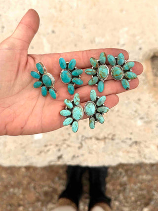 RTS ★ Navajo Half Cluster Earrings