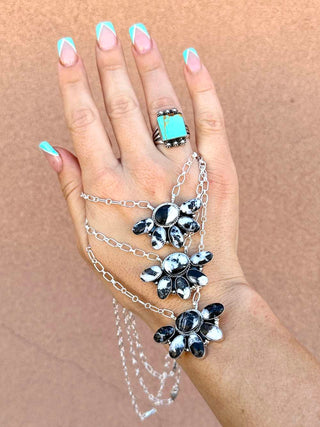 RTS ★ Navajo Half Cluster Necklace ★ White Buffalo