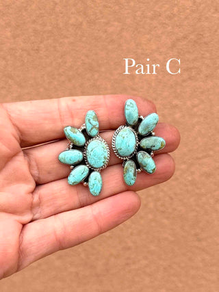 RTS ★ Navajo Half Cluster Earrings