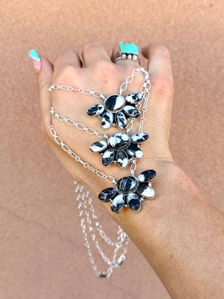 RTS ★ Navajo Half Cluster Necklace ★ White Buffalo