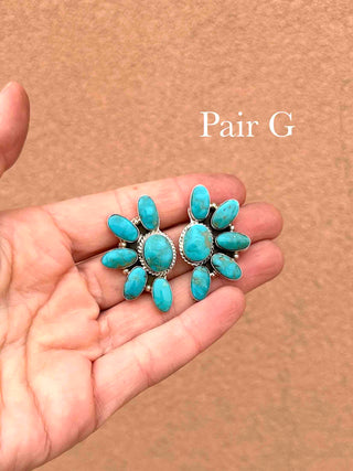 RTS ★ Navajo Half Cluster Earrings