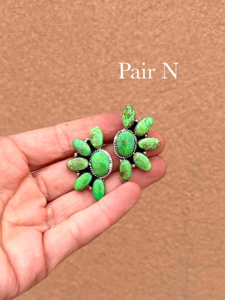 RTS ★ Navajo Half Cluster Earrings