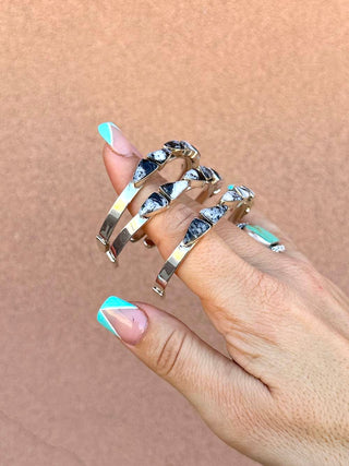 RTS ★ Lucky 7 Stone Cuff ★ White Buffalo