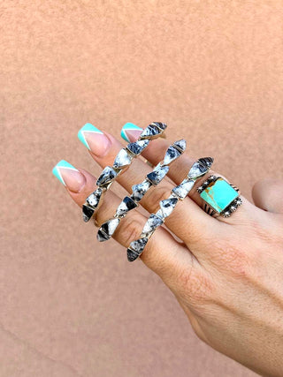 RTS ★ Lucky 7 Stone Cuff ★ White Buffalo