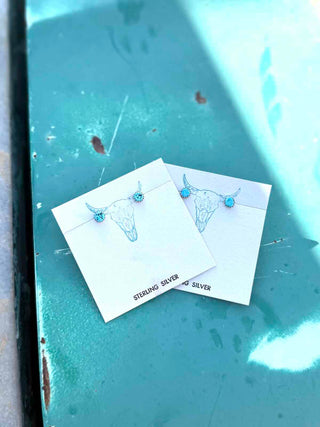 RTS ★ Turquoise Button Studs