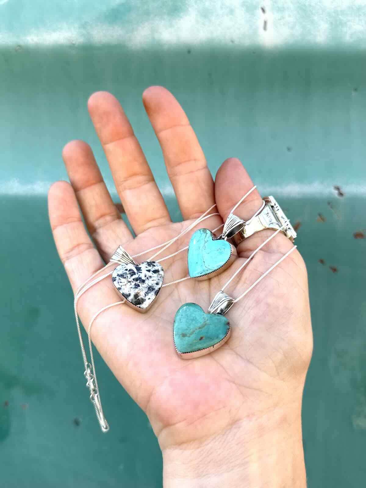 RTS ☆ Turquoise Heart Necklace – Turquoise Tuesday