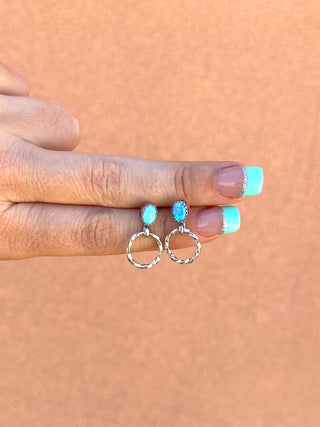 RTS ★ Faux Opal Lil Loop Earrings