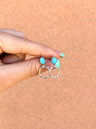 RTS ★ Faux Opal Lil Loop Earrings