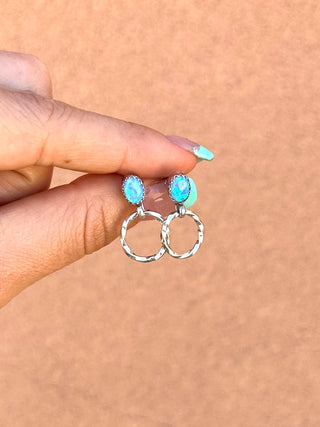 RTS ★ Faux Opal Lil Loop Earrings