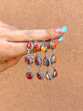 RTS ★ Desert Rays Earrings ★ Spiny Oyster