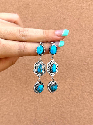 RTS ★ Turquoise Desert Rays Earrings